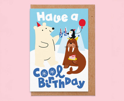 Cool Birthday Arctic Birthday Card