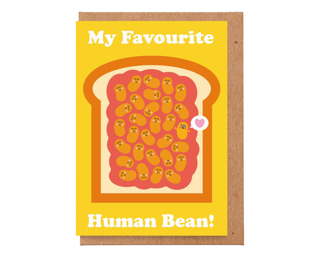 My Favourite Human Bean Valentine’s Card