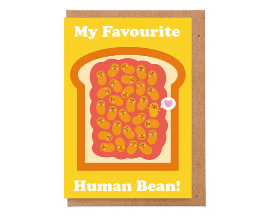 My Favourite Human Bean Valentine’s Card