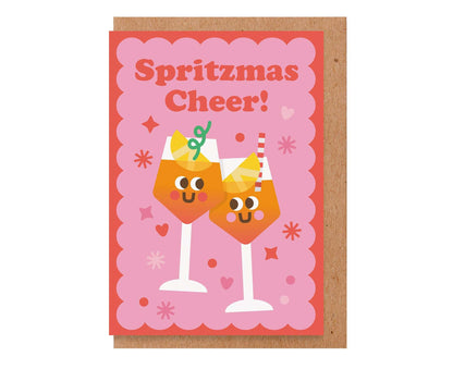 Spritzmas Cheer Aperol Spritz Christmas Card