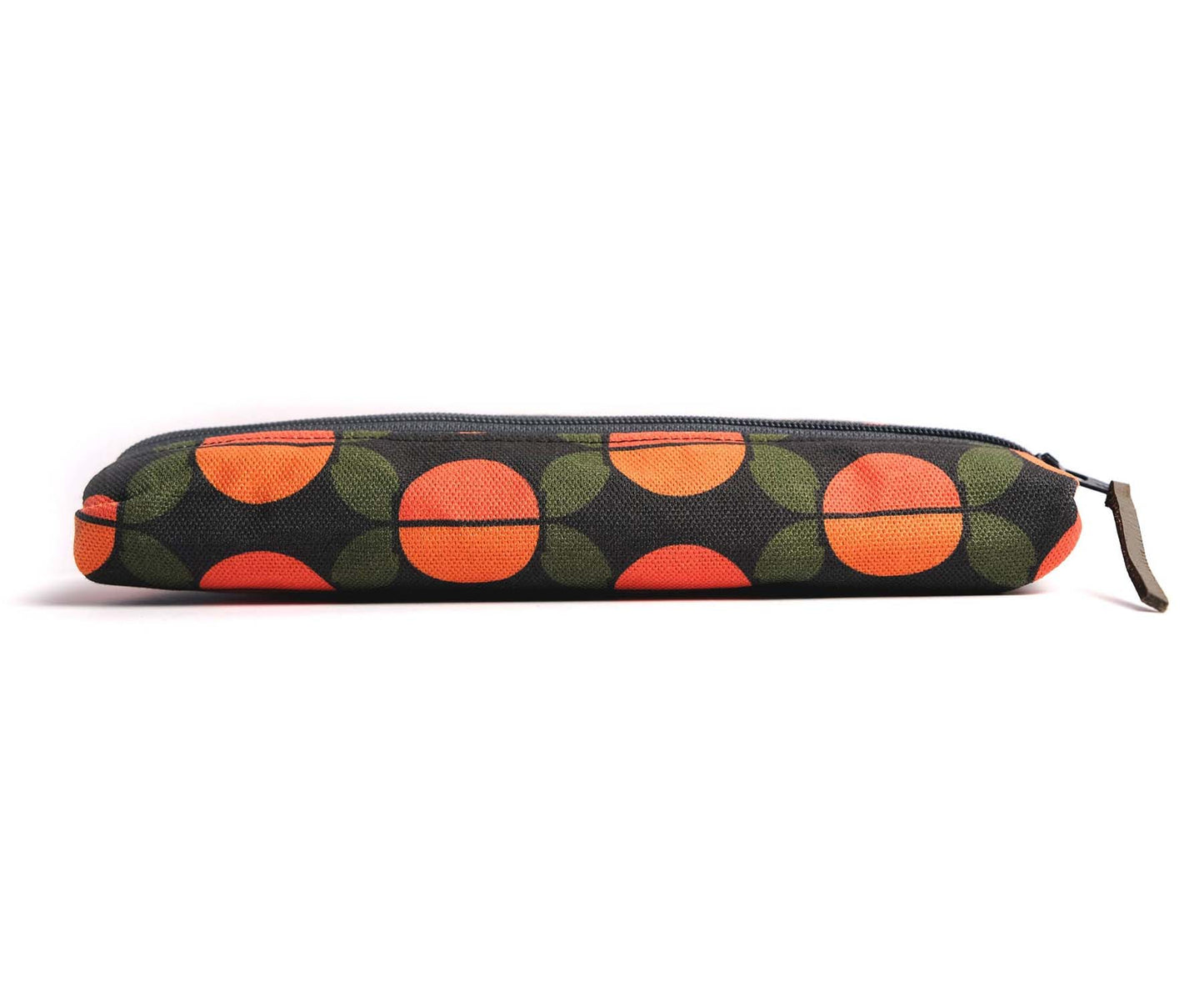 Orange & Green Seventies Series Zipped Pencil Case