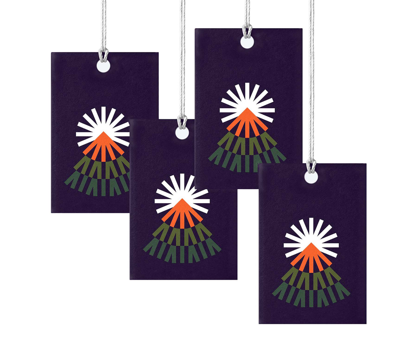 Seventies Christmas Gift Tags