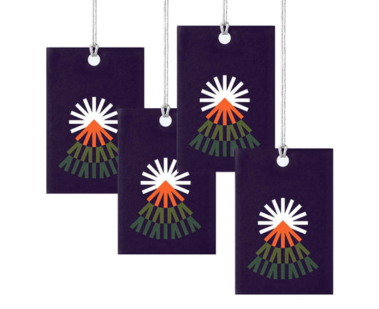 Seventies Christmas Gift Tags
