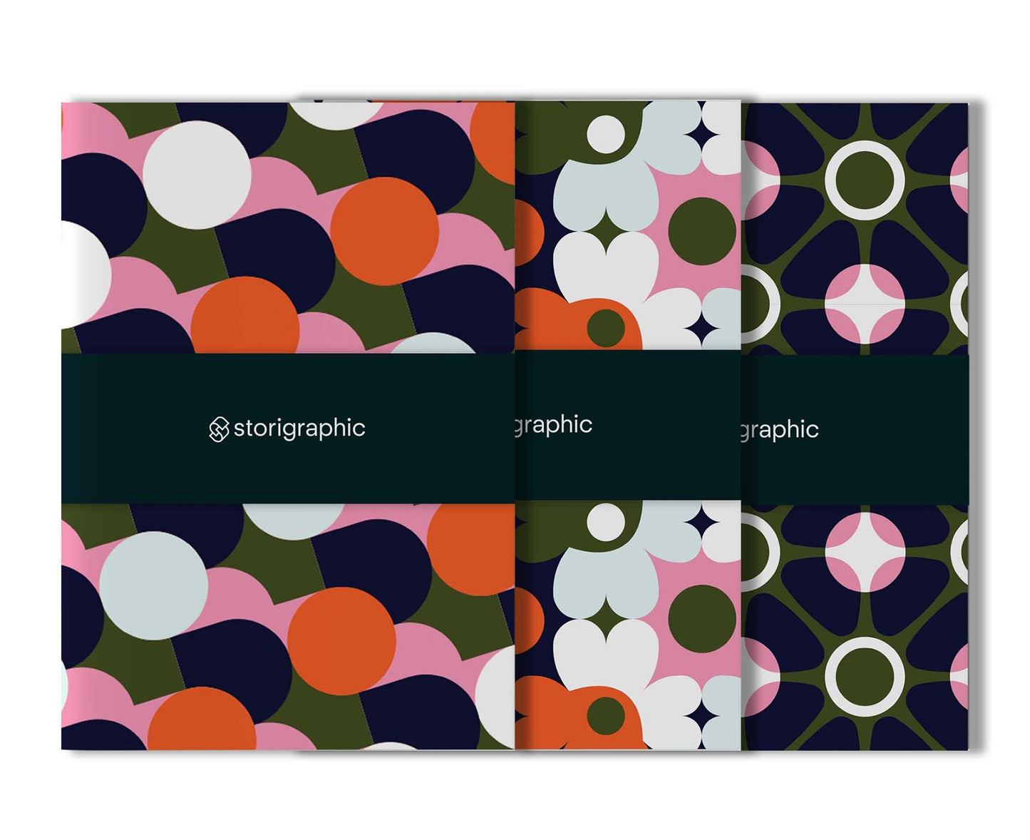 Pack of 3 Symphony Series A6 Blank Notebooks