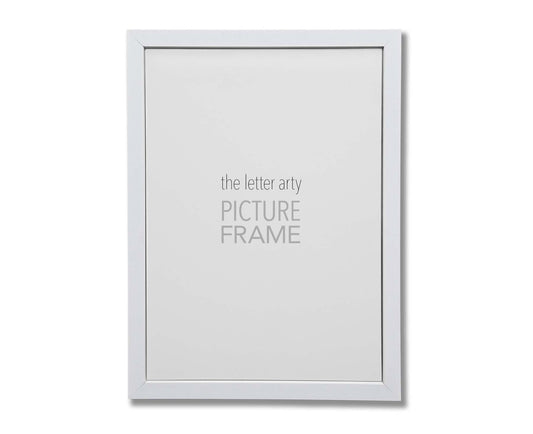 White Solid Wood Picture Frame