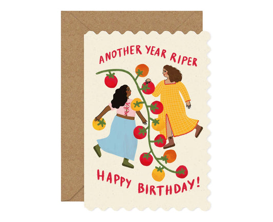 Another Year Riper Birthday Card