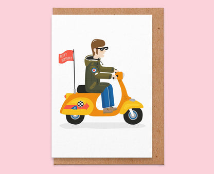 We Are The Mods Scooter Birthday Card