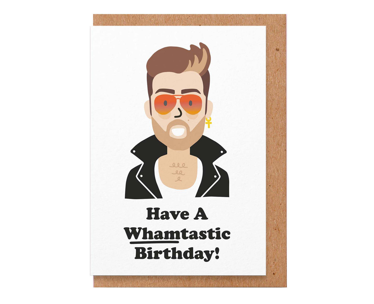 WHAMtastic George Michael Birthday Card