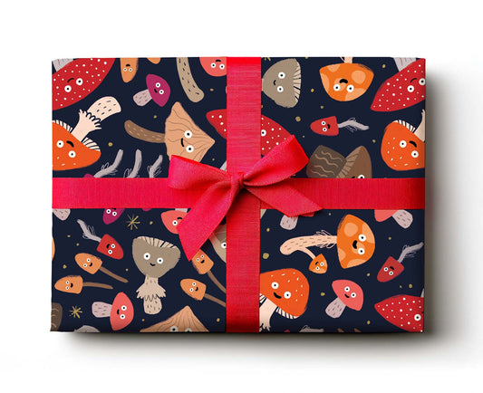 Mushroom Wrapping Paper