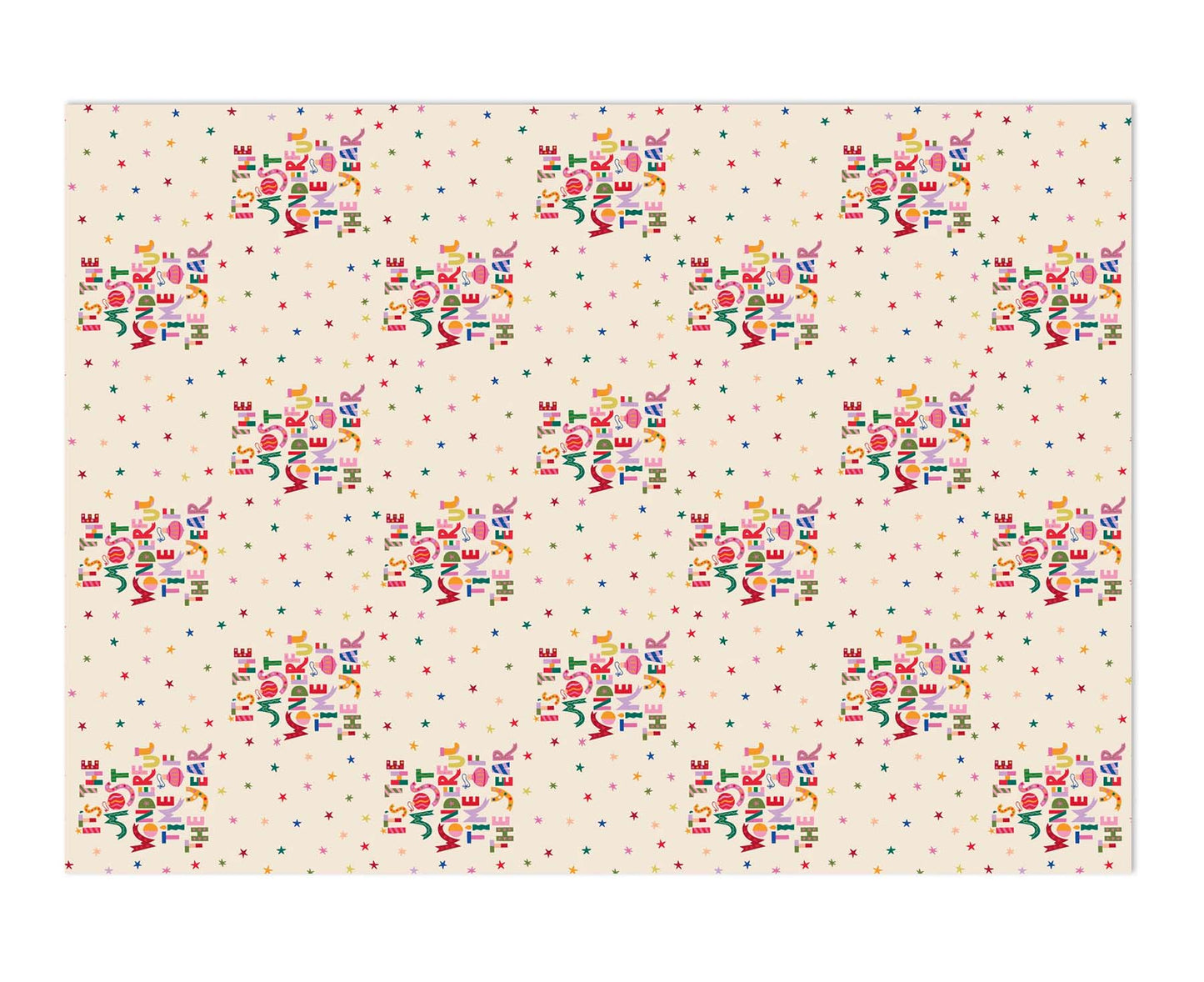 Most Wonderful Time of the Year Christmas Wrapping Paper