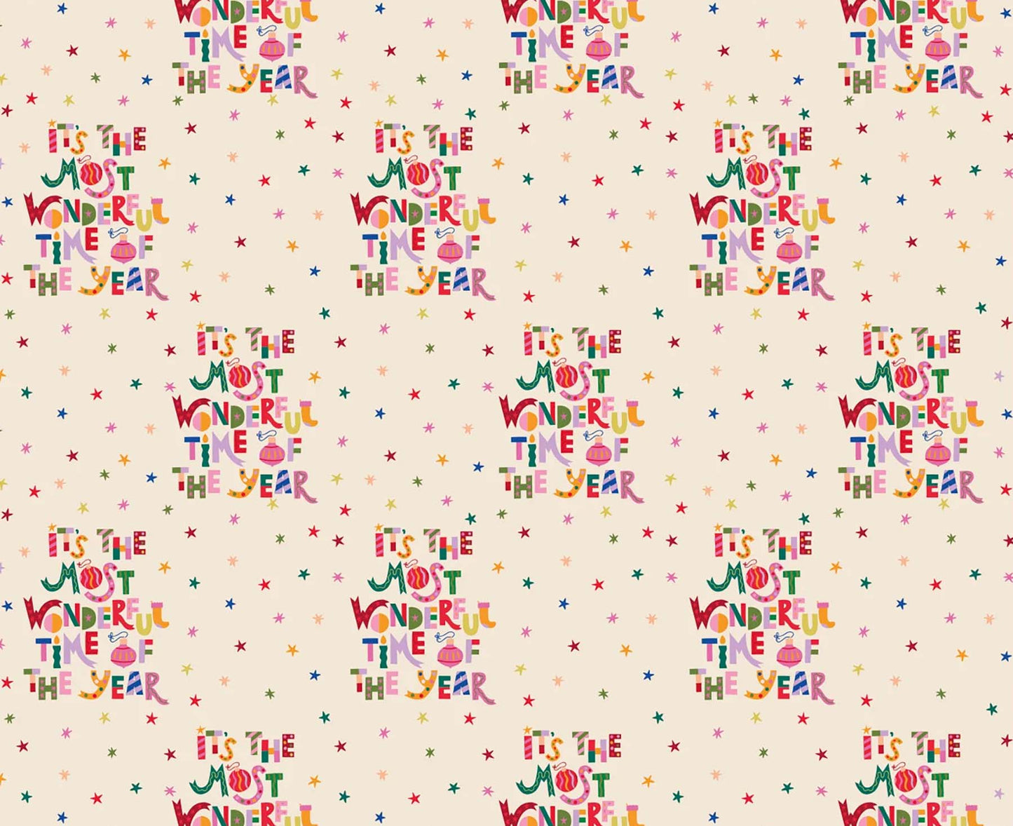 Most Wonderful Time of the Year Christmas Wrapping Paper
