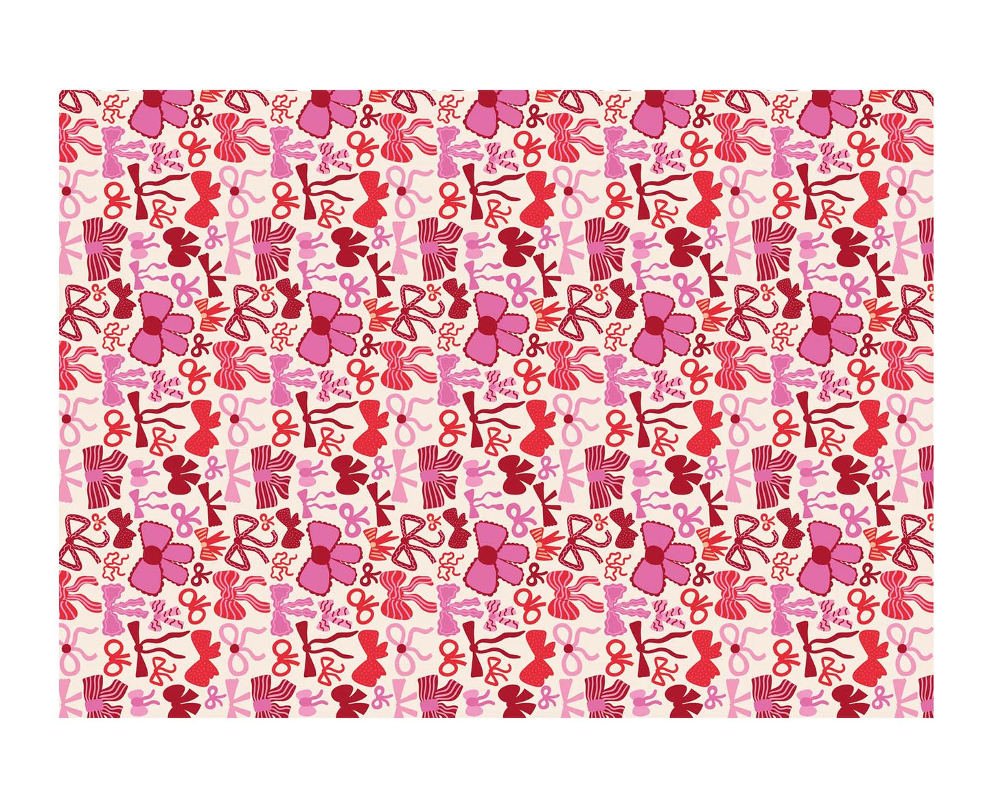 Festive Bows Christmas Wrapping Paper