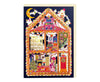 Night Before Christmas House Gold Foiled Christmas Card