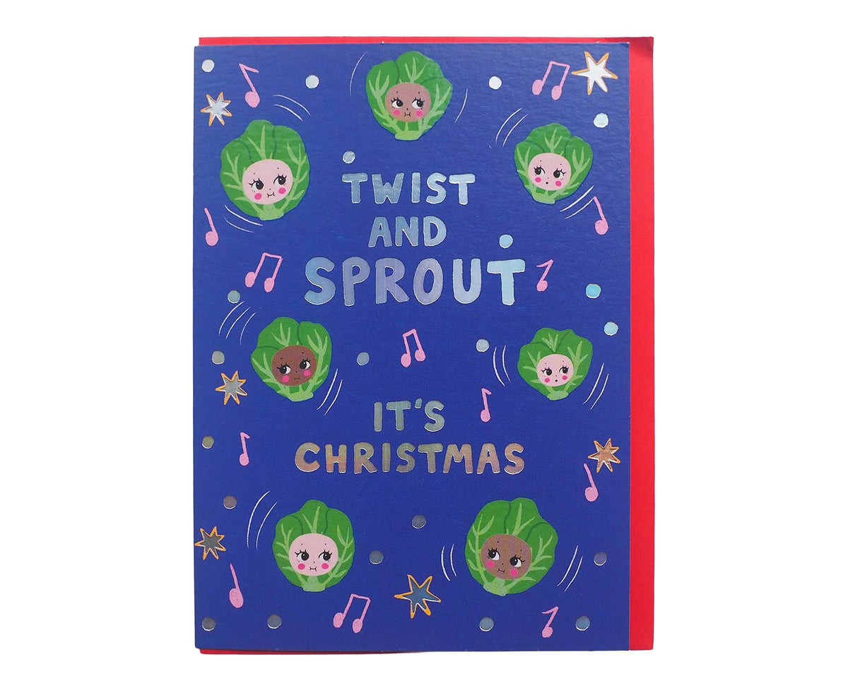 Twist and Sprout Christmas Card