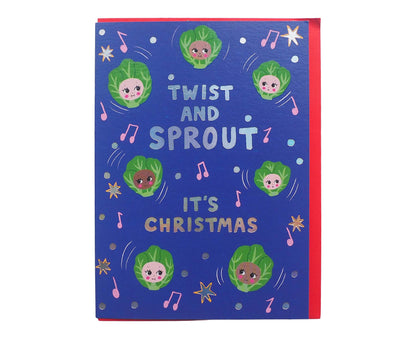Twist and Sprout Christmas Card