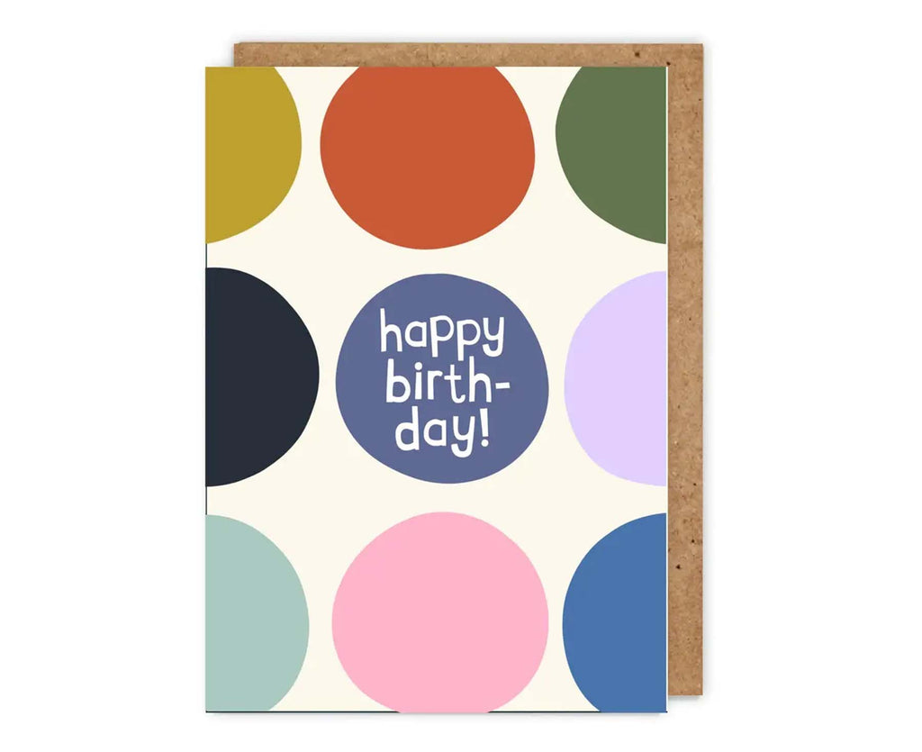 Happy Birthday Spots Spot Gloss Birthday Card