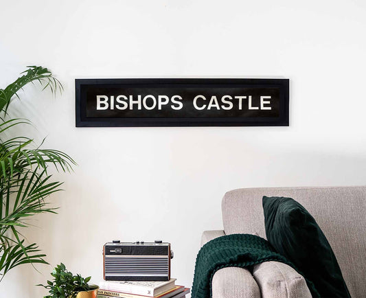 Bishops Castle Framed Bus Blind