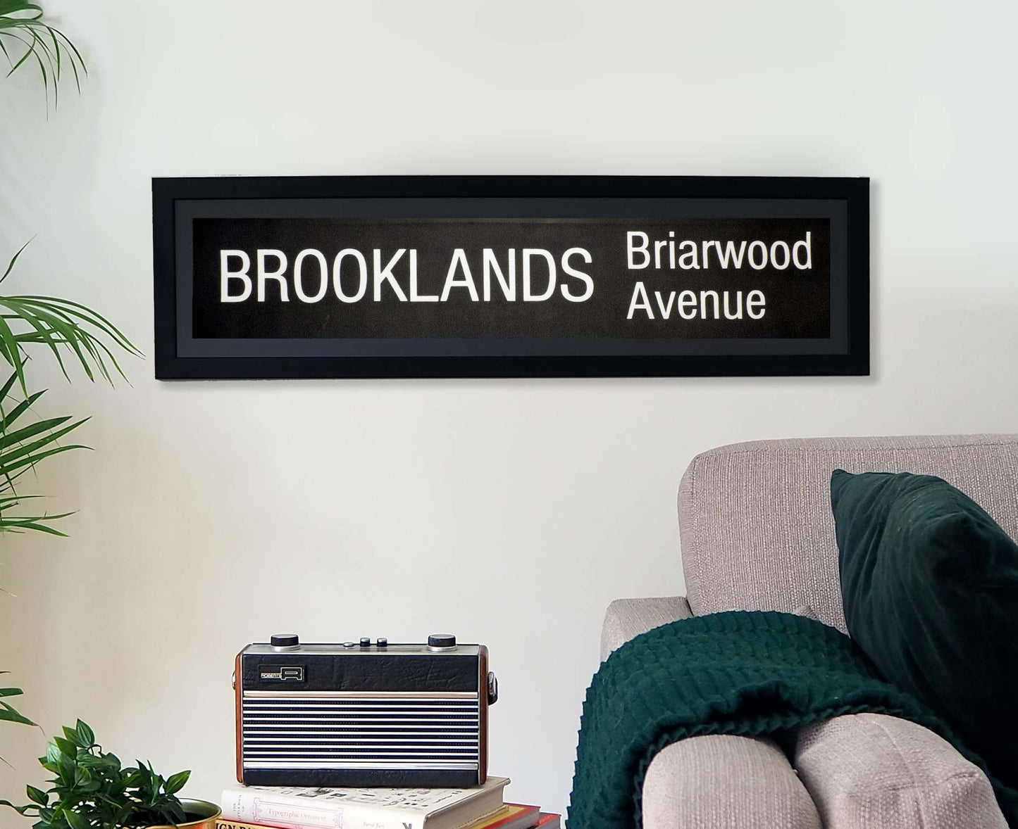 Brooklands Briar Avenue Framed Bus Blind