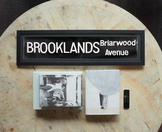 Brooklands Briarwood Avenue Framed Bus Blind