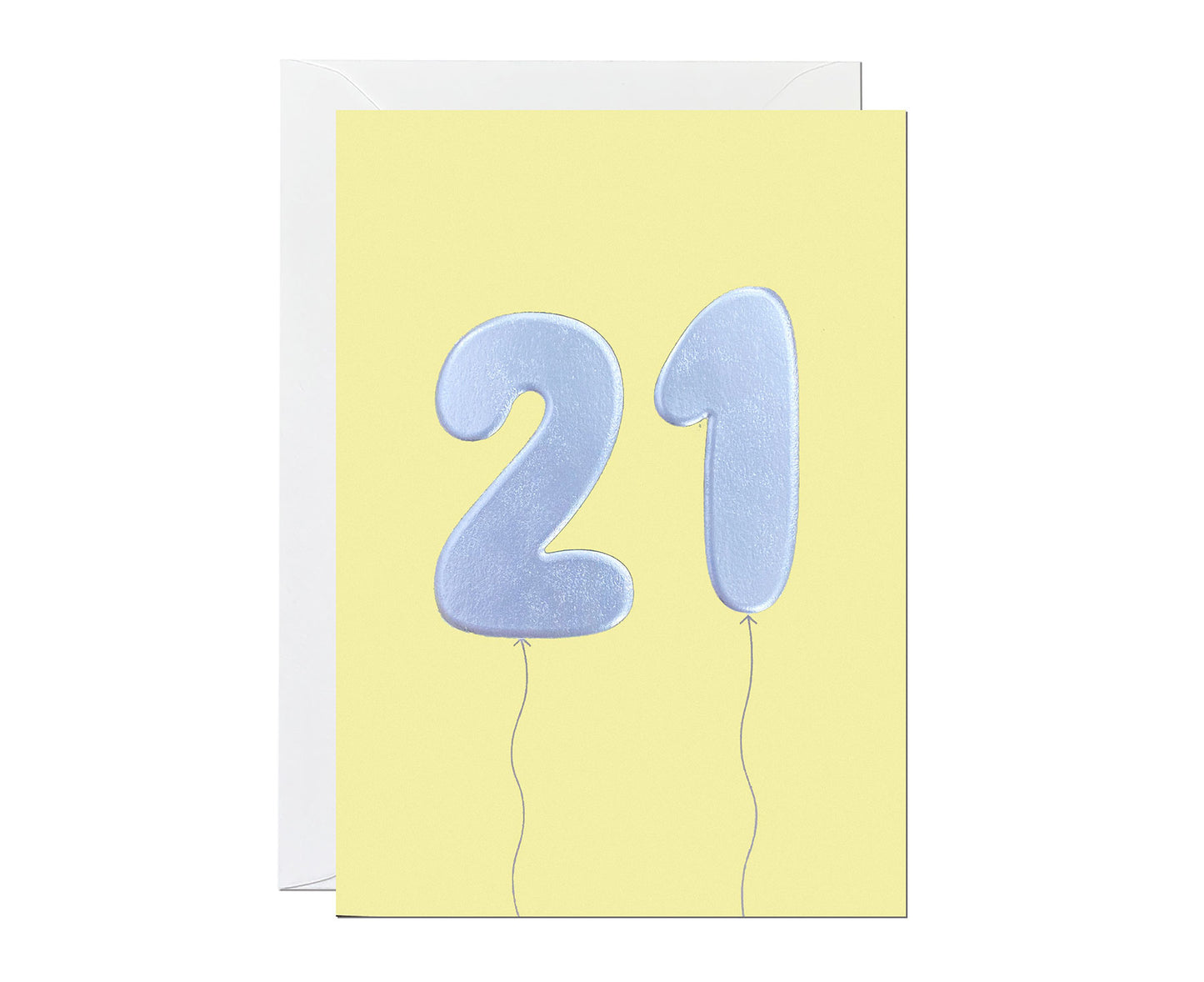 21st Balloon card