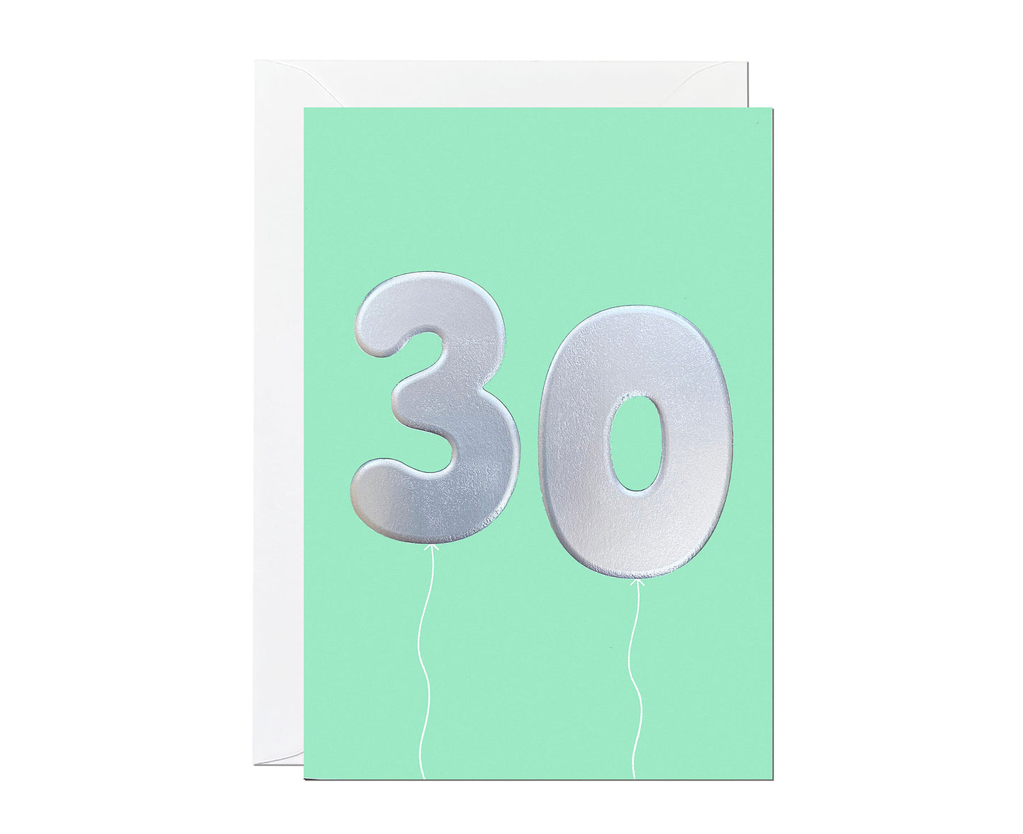 30th Balloon card