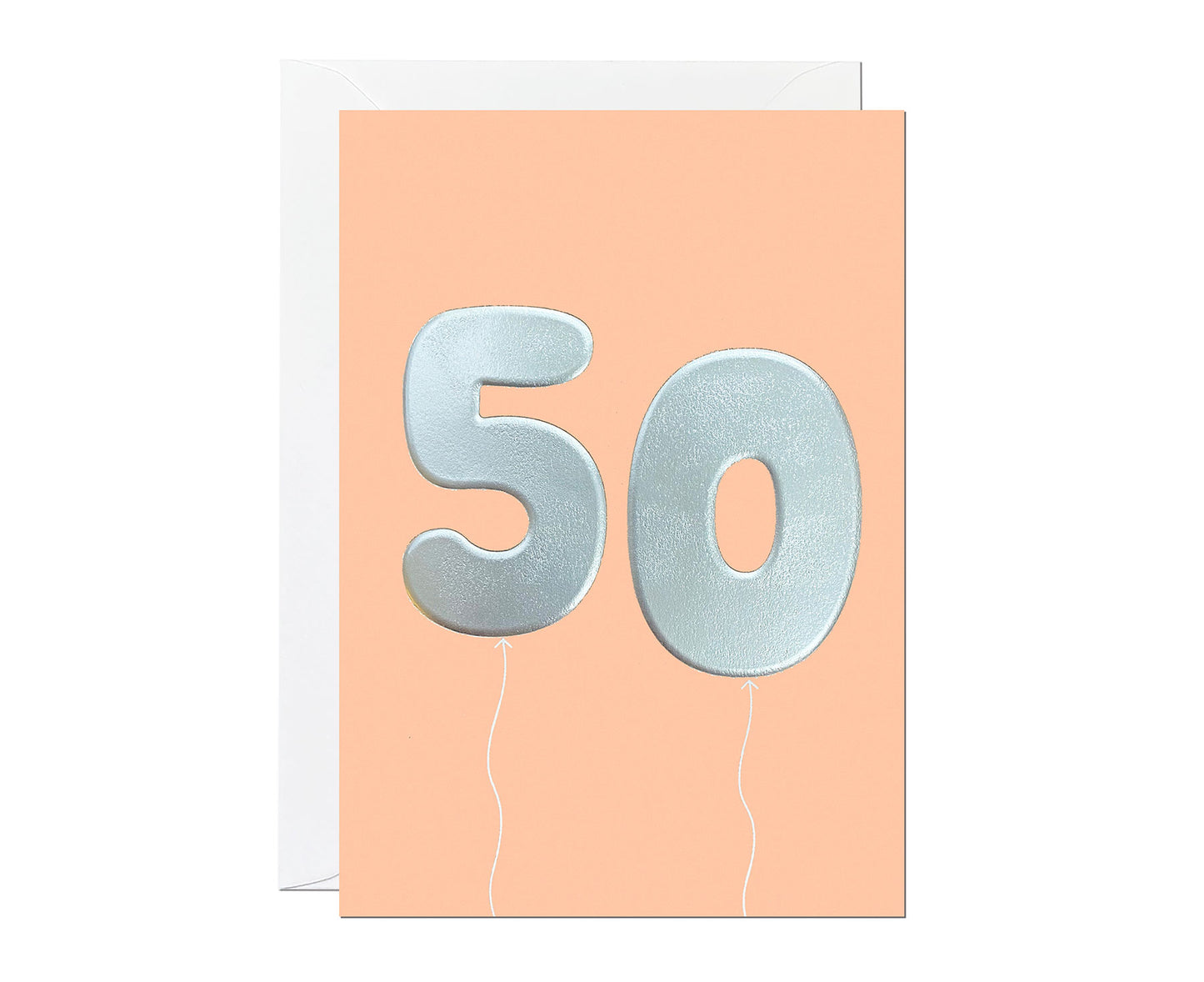 50th Balloon card