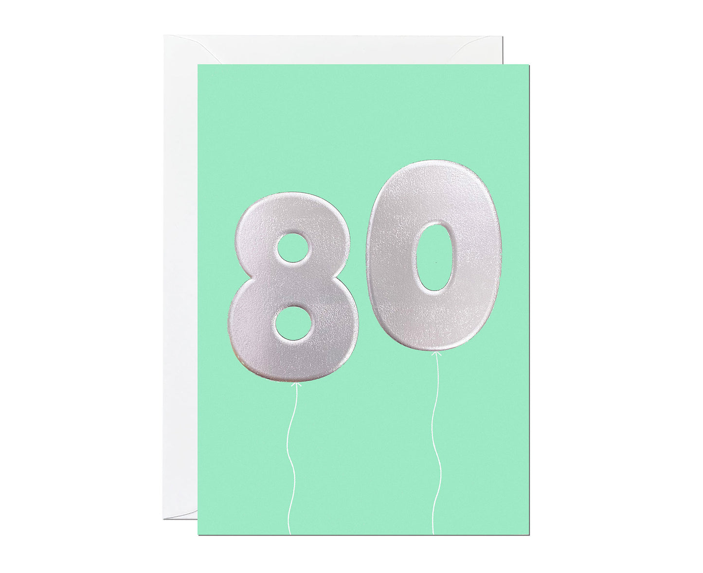 80th Balloon card
