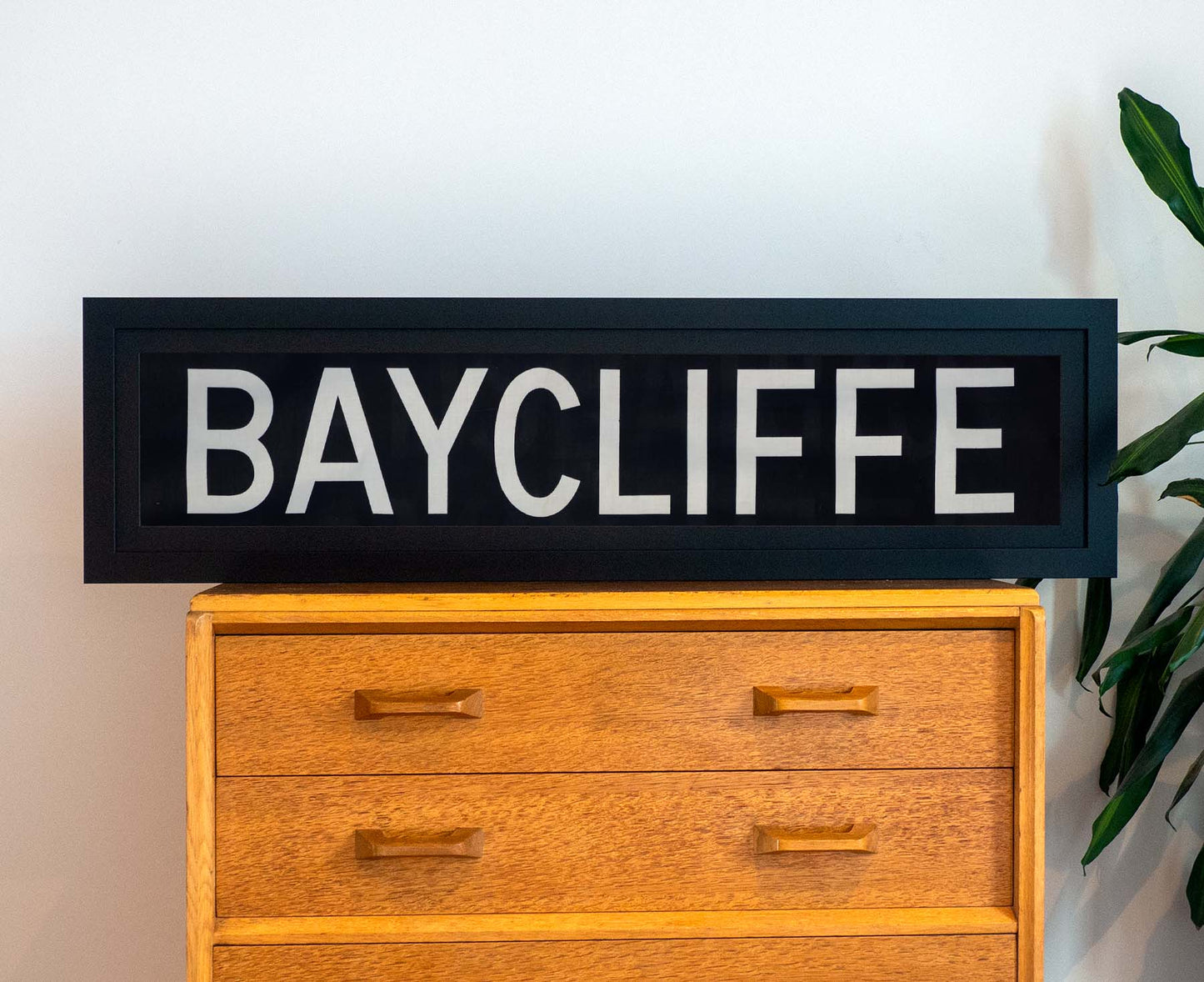 Baycliffe 1960s Framed Bus Blind