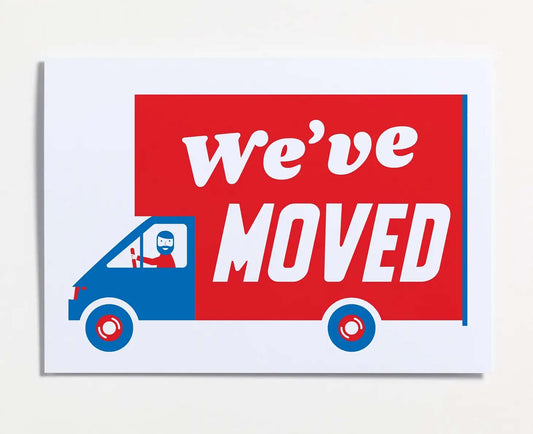 We've Moved New Home Card