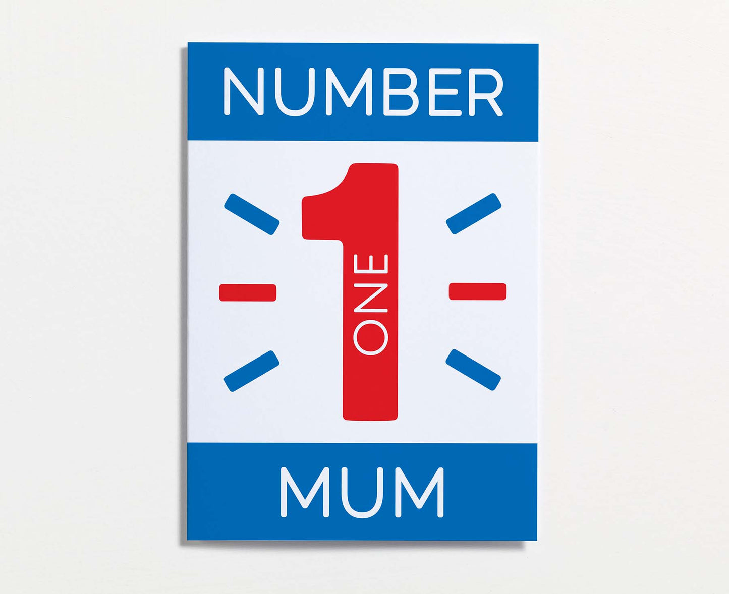 No.1 Mum Mothers Day Card