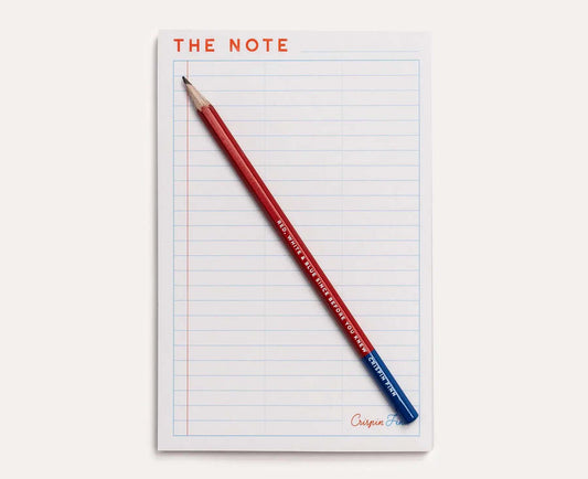 The Note Notepad with pencil
