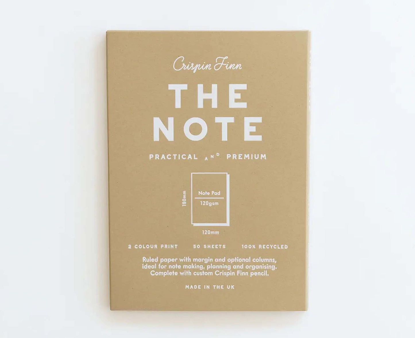 The Note Notepad with pencil