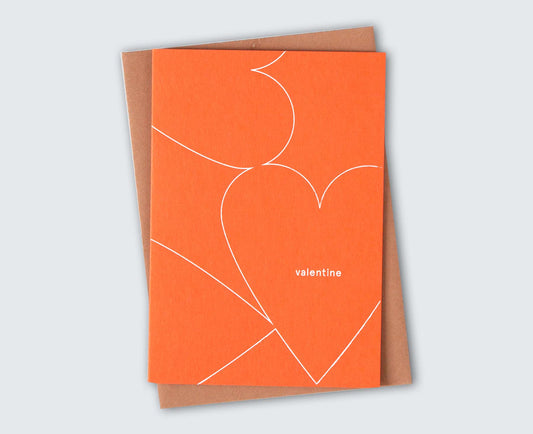 Valentine Foil Blocked Valentine's Card