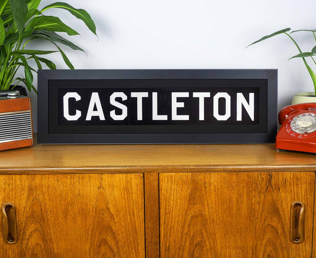 Castleton 1969 Framed Bus Blind