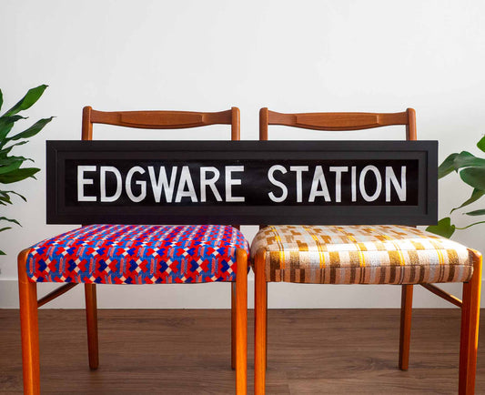 Edgware Station Framed London Bus Blind