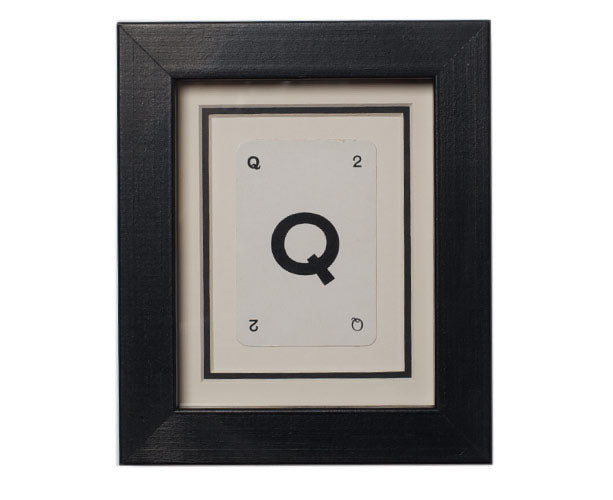 Mini Q Framed Playing Card