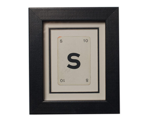 Mini S Framed Playing Card