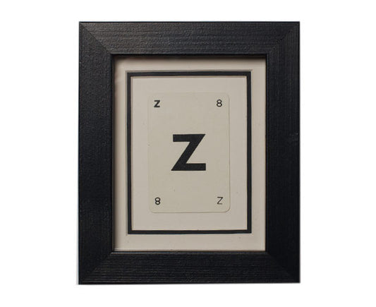 Mini Z Framed Playing Card