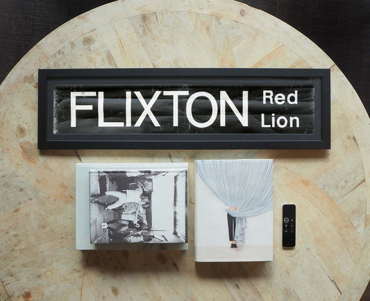 Flixton Red Lion Framed Bus Blind