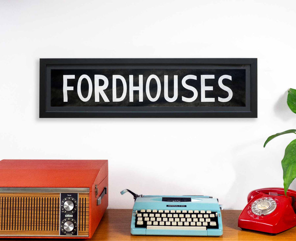 Fordhouses 1986 Framed Bus Blind