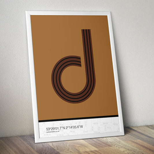 GPS 'D' Print