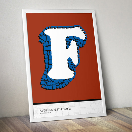 GPS 'F' Print
