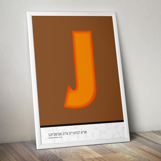 GPS 'J' Print