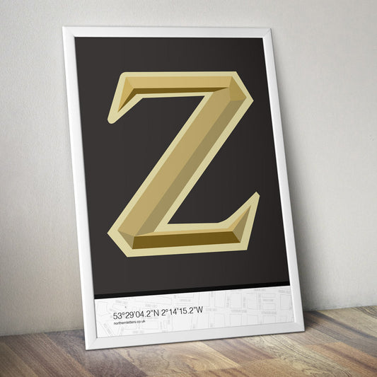GPS 'Z' Print