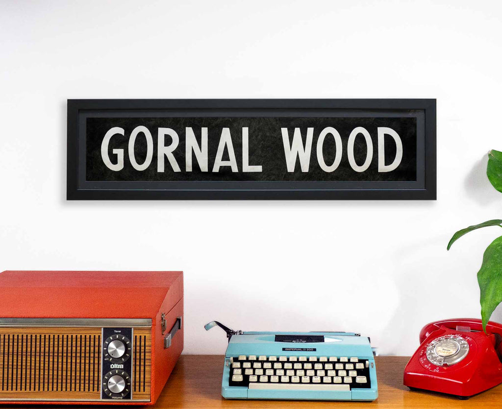 Gornal Wood 1986 Framed Bus Blind