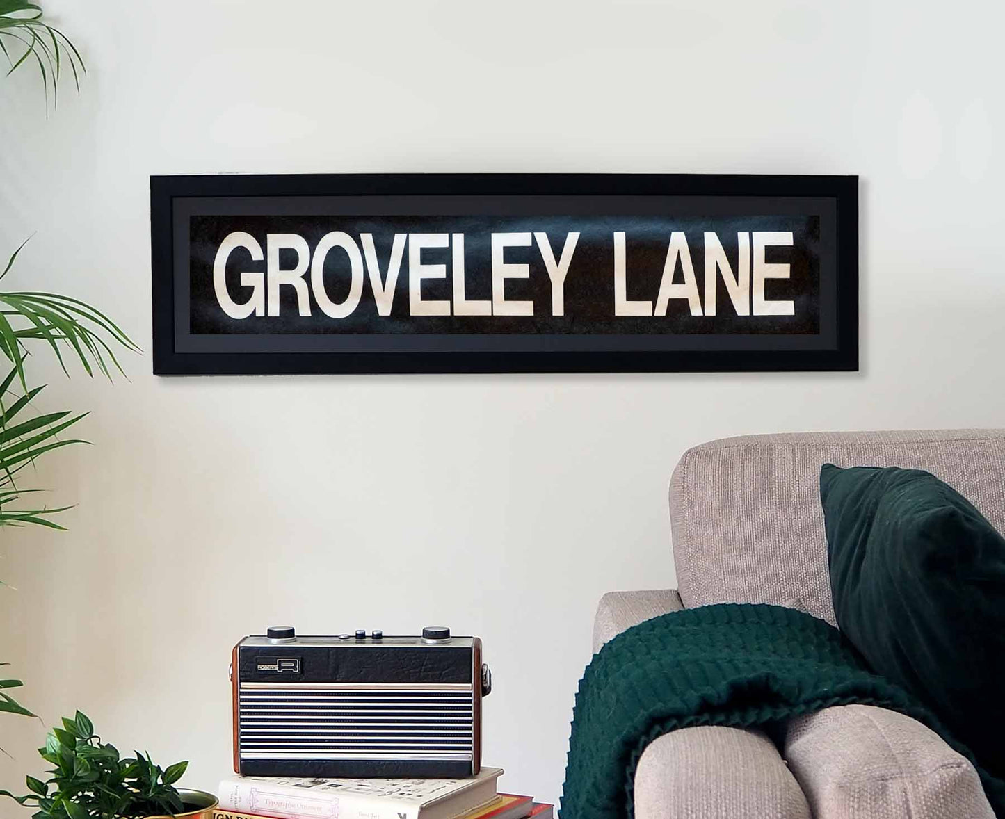 Groveley Lane Framed Bus Blind