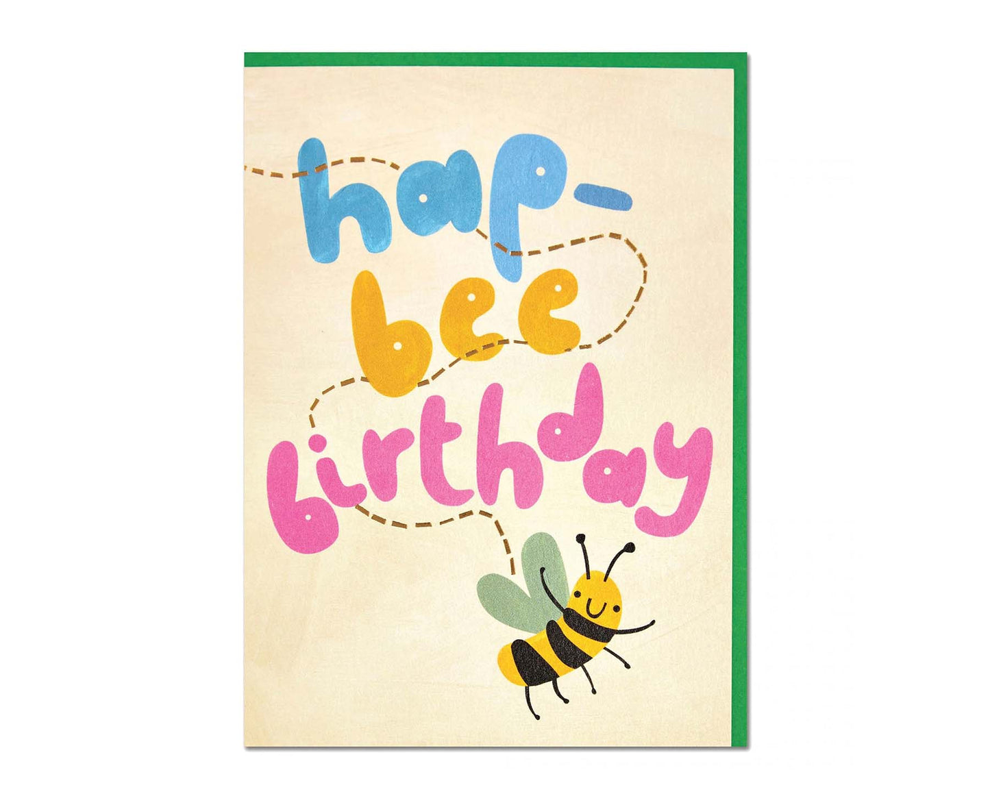 Hap-Bee Birthday Nature Inspired Bee birthday card