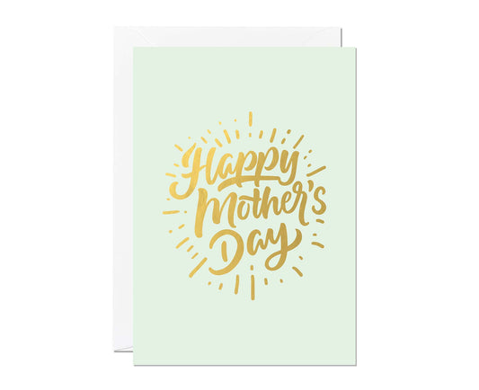 Happy Mother's Day Gold Foiled Card
