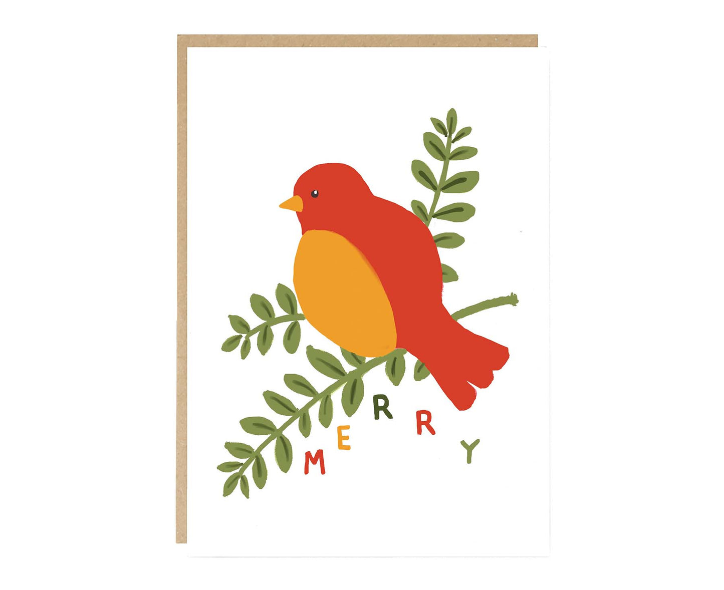 Merry Robin Christmas Card