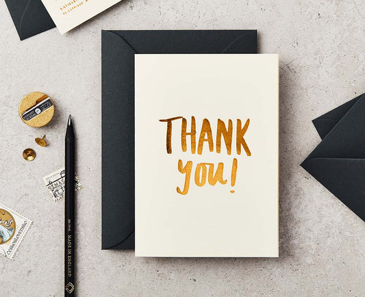 Extract Thank You card